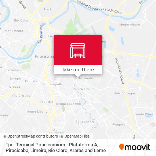 Mapa Tpi - Terminal Piracicamirim - Plataforma A