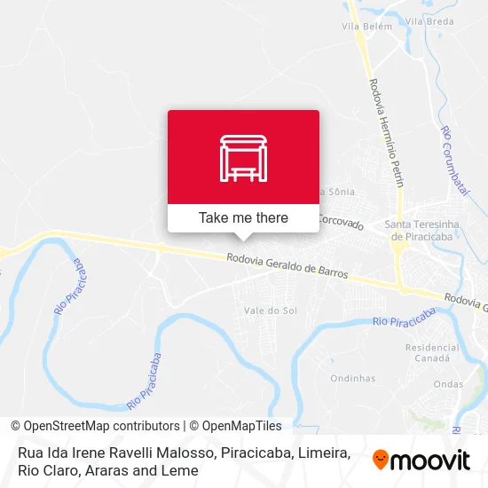 Rua Ida Irene Ravelli Malosso map
