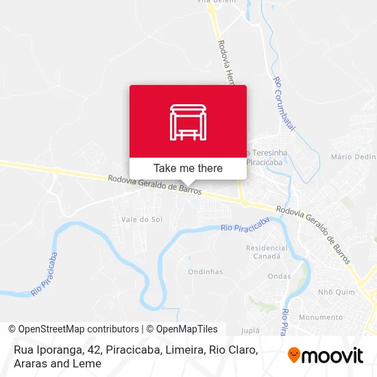 Rua Iporanga, 42 map