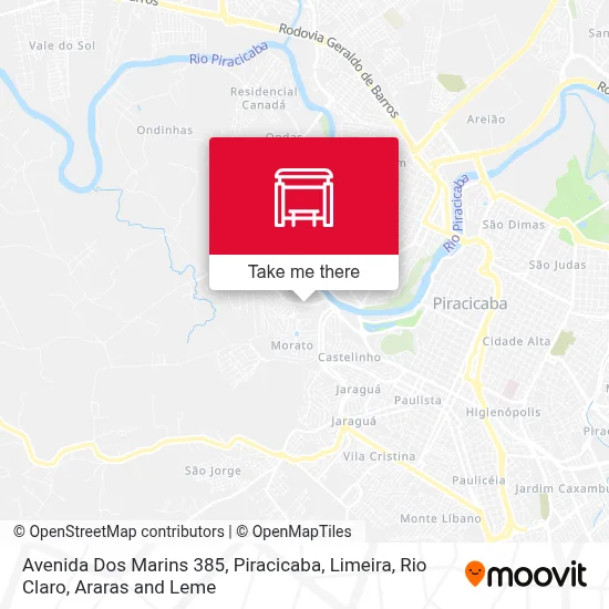 Avenida Dos Marins 385 map