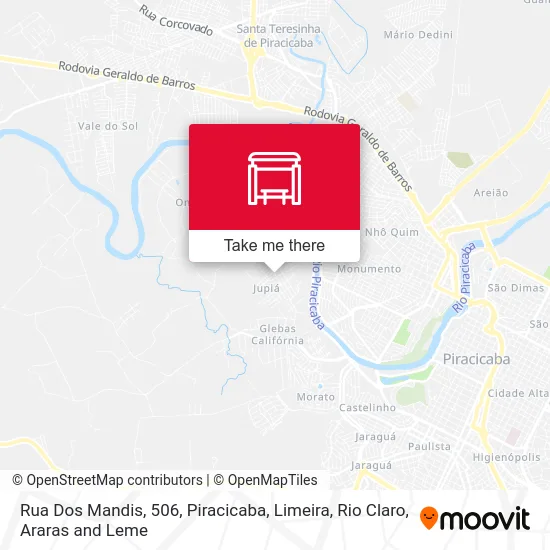 Rua Dos Mandis, 506 map