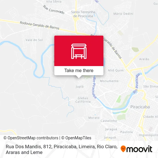 Rua Dos Mandis, 812 map