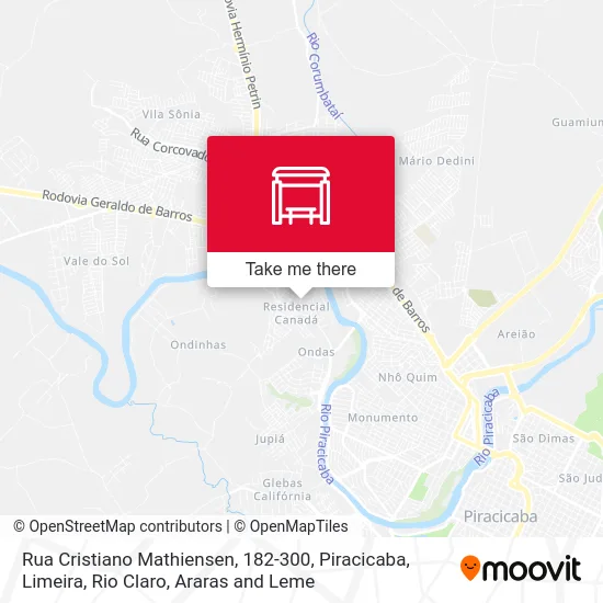 Rua Cristiano Mathiensen, 182-300 map