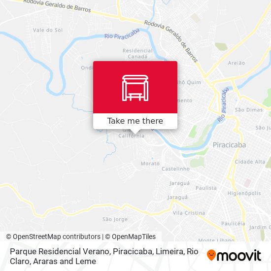 Parque Residencial Verano map