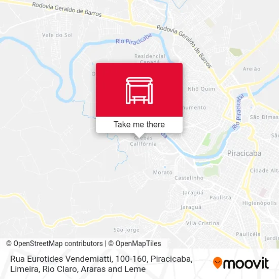 Rua Eurotides Vendemiatti, 100-160 map