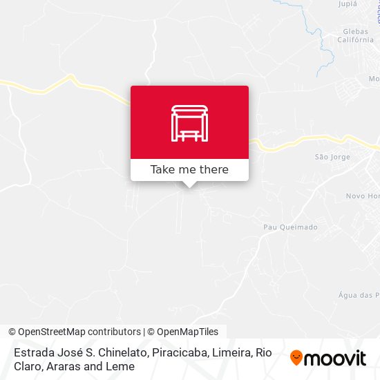 Estrada José S. Chinelato map