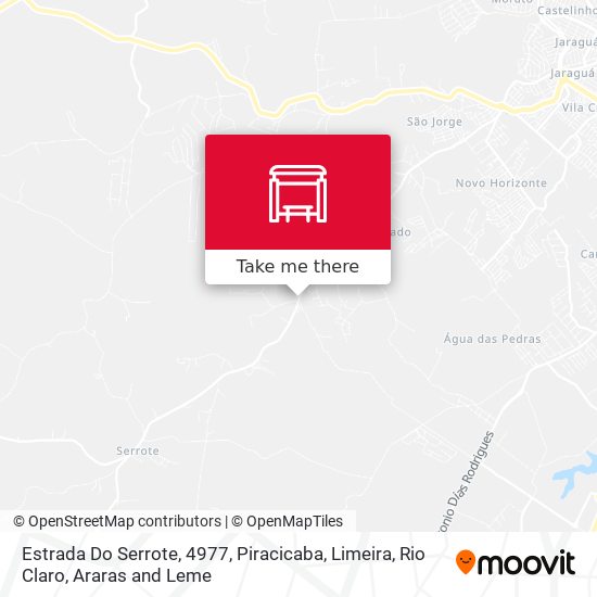 Estrada Do Serrote, 4977 map