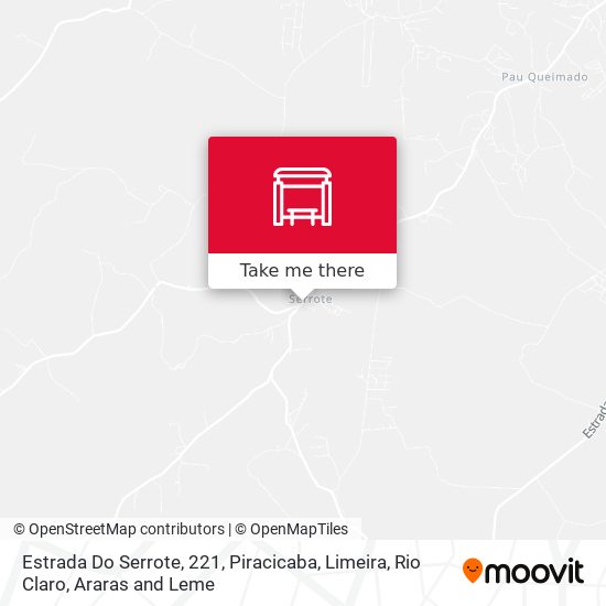 Estrada Do Serrote, 221 map