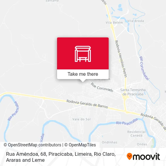 Rua Amêndoa, 68 map