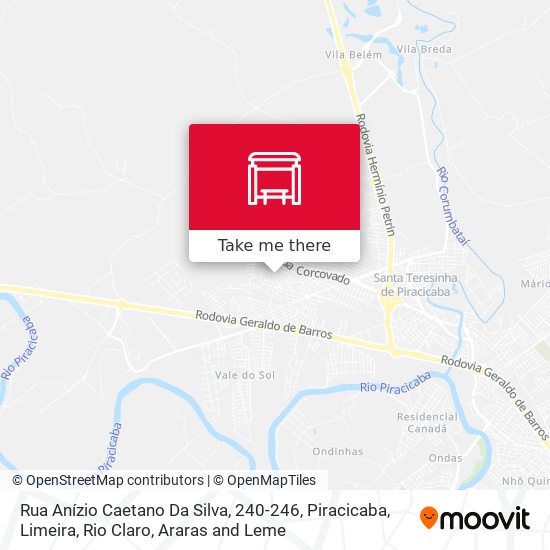 Rua Anízio Caetano Da Silva, 240-246 map