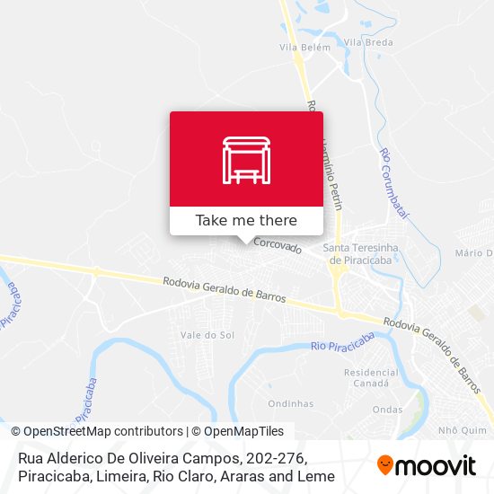 Rua Alderico De Oliveira Campos, 202-276 map