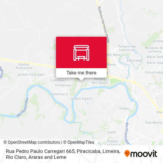 Rua Pedro Paulo Carregari 665 map