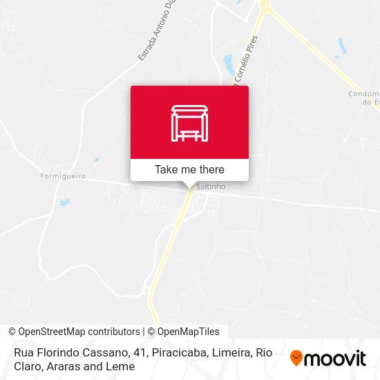 Rua Florindo Cassano, 41 map