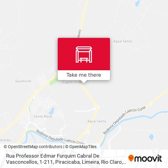 Rua Professor Edmar Furquim Cabral De Vasconcellos, 1-211 map