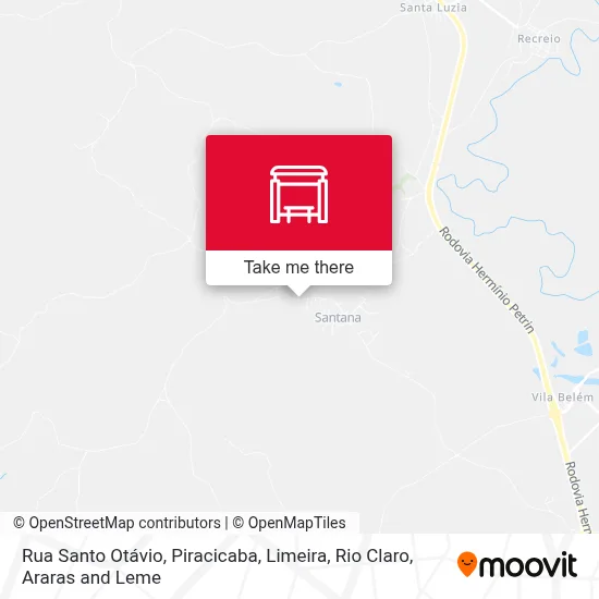Rua Santo Otávio map