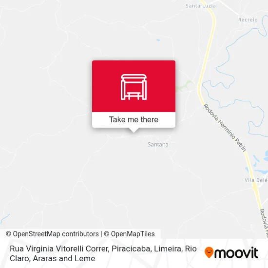 Rua Virginia Vitorelli Correr map