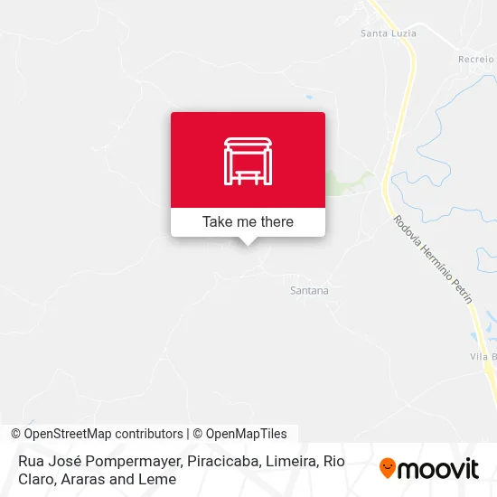 Rua José Pompermayer map