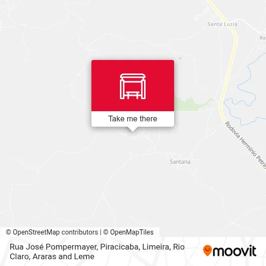 Rua José Pompermayer map