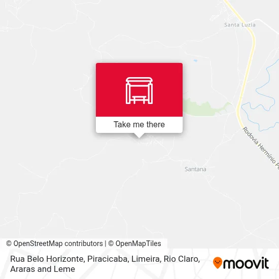 Rua Belo Horizonte map