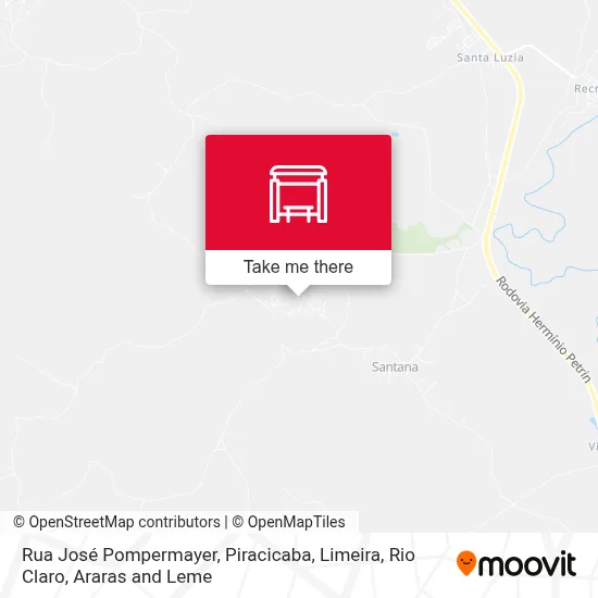 Rua José Pompermayer map