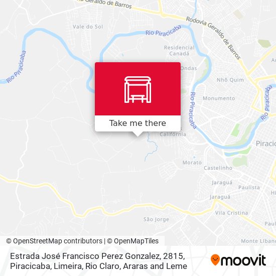 Estrada José Francisco Perez Gonzalez, 2815 map