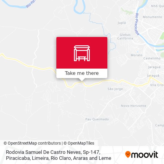 Mapa Rodovia Samuel De Castro Neves, Sp-147