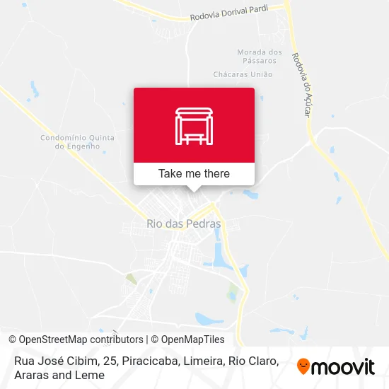 Rua José Cibim, 25 map