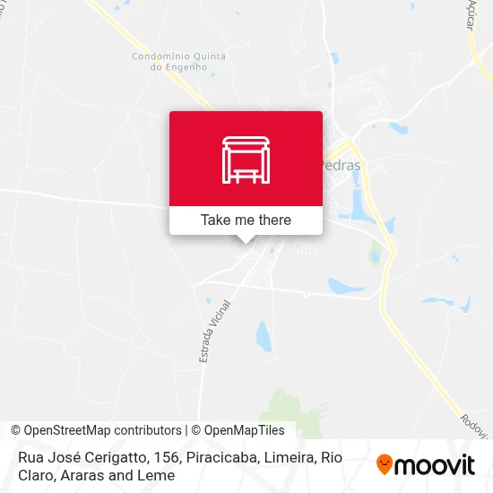 Rua José Cerigatto, 156 map