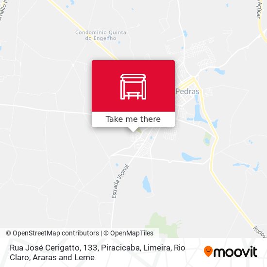 Rua José Cerigatto, 133 map