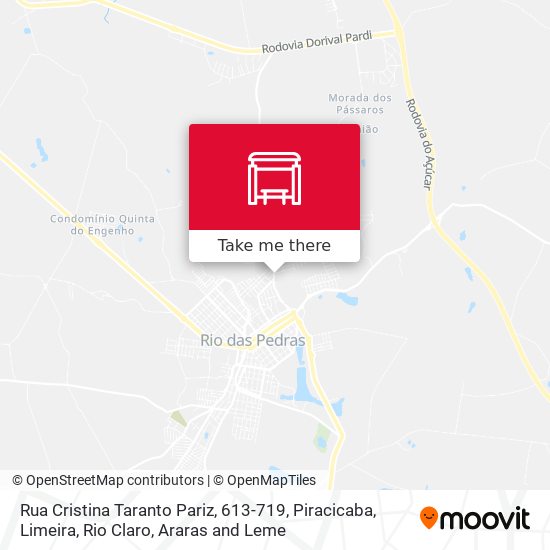 Rua Cristina Taranto Pariz, 613-719 map