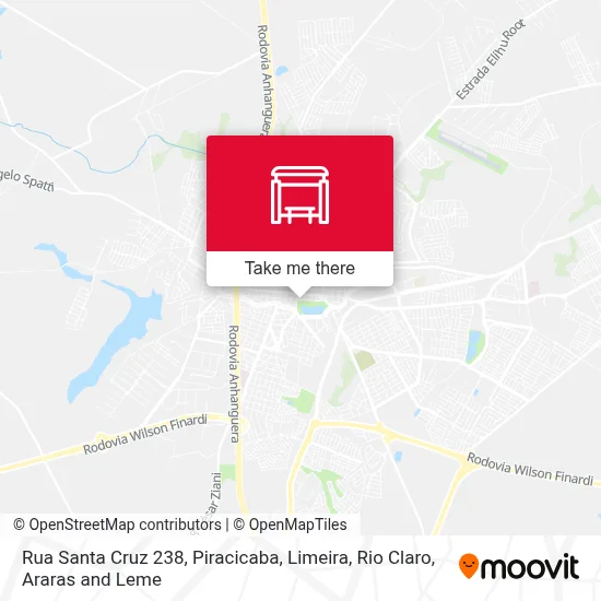 Rua Santa Cruz 238 map