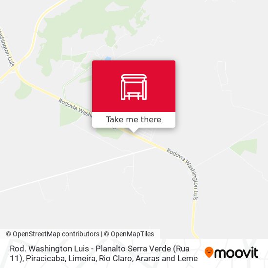 Rod. Washington Luis - Planalto Serra Verde (Rua 11) map