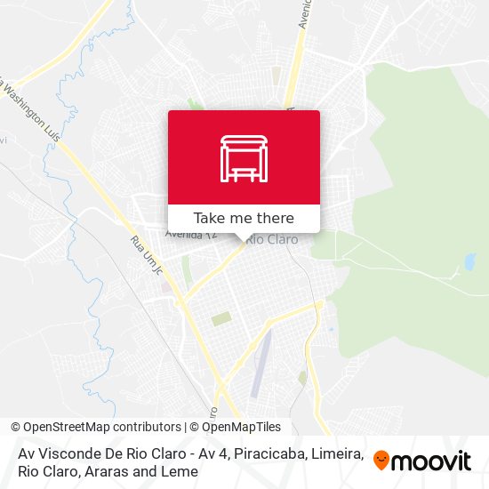 Mapa Av Visconde De Rio Claro - Av 4