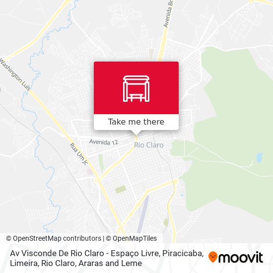Av Visconde De Rio Claro - Espaço Livre map