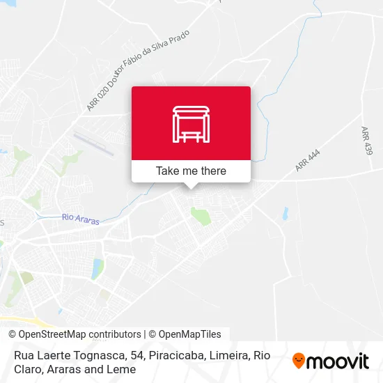 Rua Laerte Tognasca, 54 map