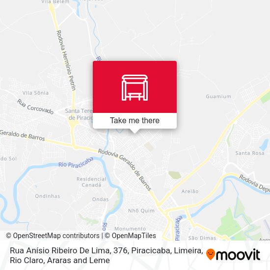 Rua Anísio Ribeiro De Lima, 376 map