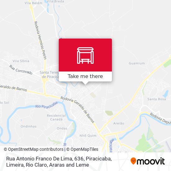 Rua Antonio Franco De Lima, 636 map
