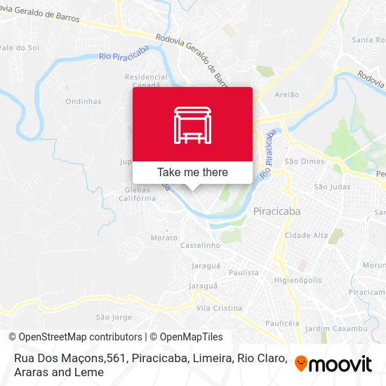 Rua Dos Maçons,561 map