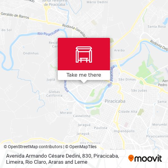 Avenida Armando Césare Dedini, 830 map