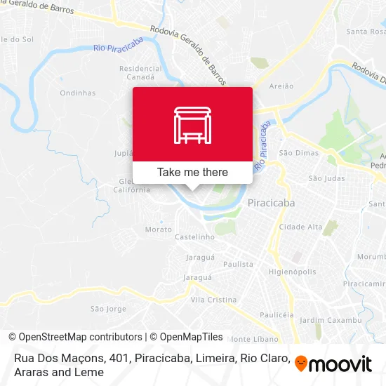 Rua Dos Maçons, 401 map