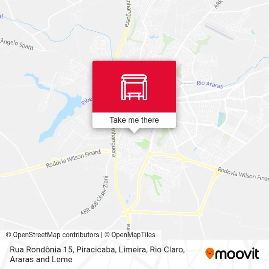 Rua Rondônia 15 map