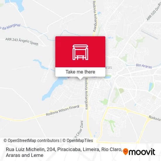 Rua Luiz Michelin, 204 map