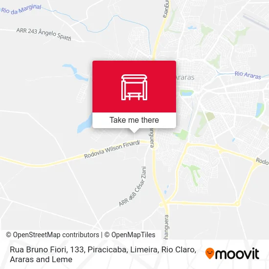 Rua Bruno Fiori, 133 map