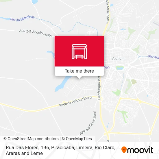 Rua Das Flores, 196 map