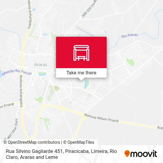 Rua Silvino Gagliarde 451 map