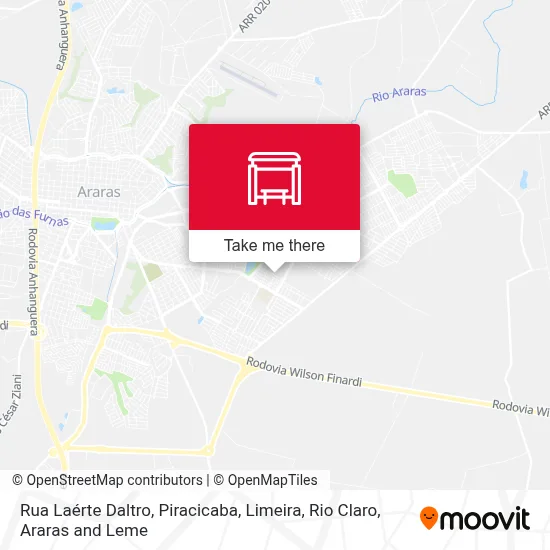 Rua Laérte Daltro map