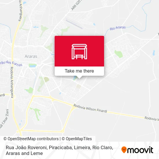 Rua João Roveroni map