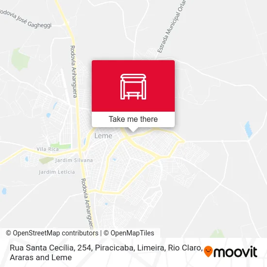 Rua Santa Cecília, 254 map