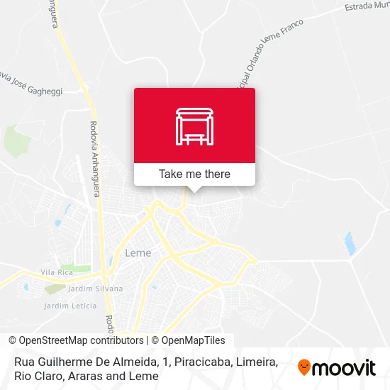 Rua Guilherme De Almeida, 1 map