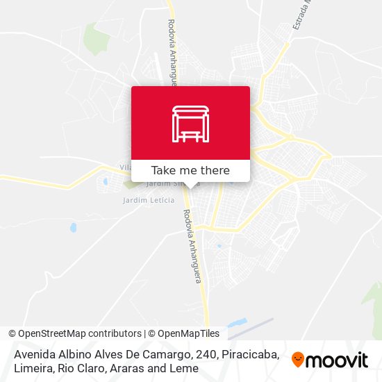 Avenida Albino Alves De Camargo, 240 map